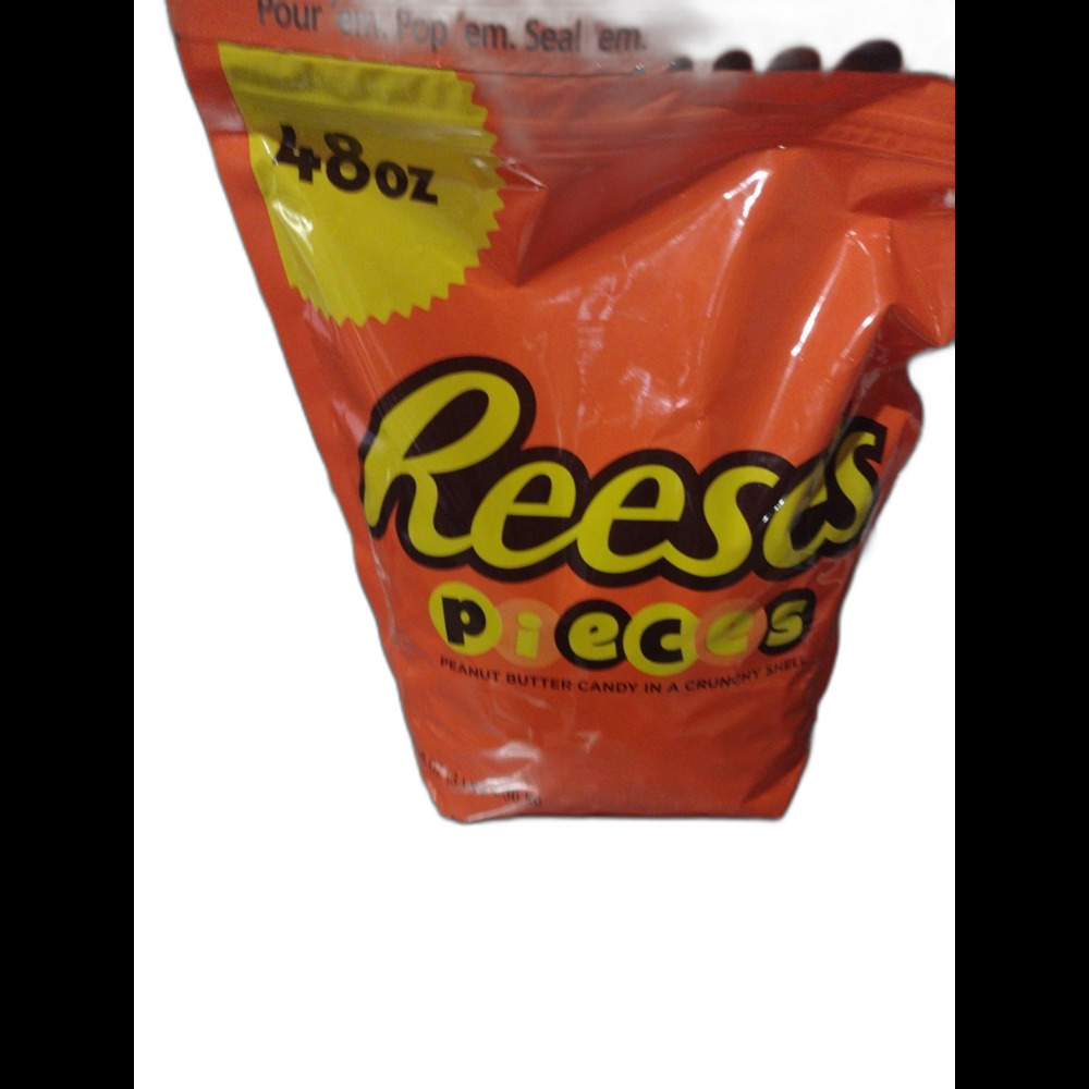 REESE'S PIECES Peanut Butter Candy in a Crunchy Shell, 48 oz Bulk Bag